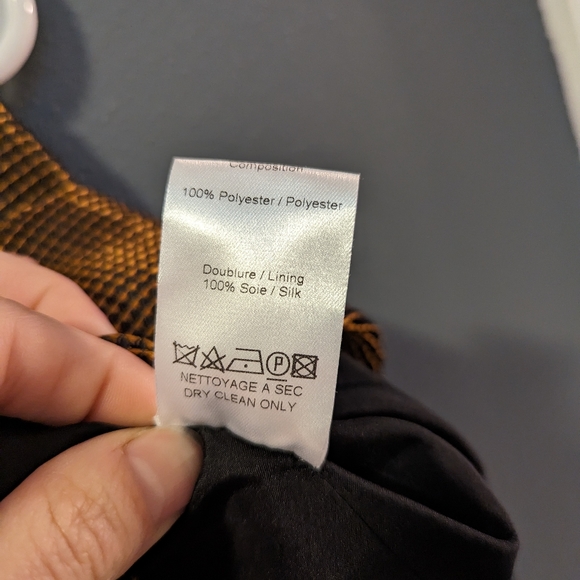 NWT John Galliano bronze shiny wrap skirt - Picture 7 of 7